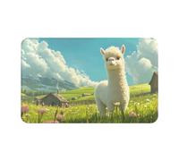 Serviette de plage en velours de prairie avec symboles naturels d'alpagasupernatural impression noire, 1 pièce, séchage rapide, surdimensionnée, 140 x 70 cm, pour adultes, serviette super absorbante