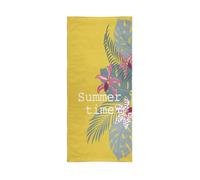 Serviette de plage éponge SUMMER AMAZONIA - TODAY - Jaune 90x170 cm