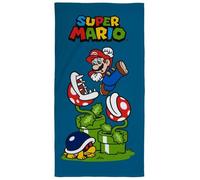 Drap De Plage - Nintendo Mario - Bleu