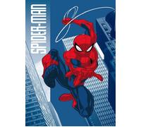 Serviette de plage - JERRY FABRICS - Spiderman Jump - 70x140 cm - 100% coton - Multicolore
