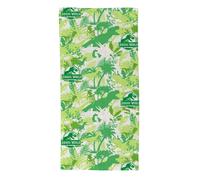 Serviette de plage jurassic world jungle polyester vert 70X140