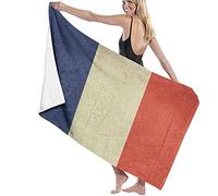 Serviette De Plage Microfibre,Drapeau De L'État Souverain Français Du Pays France En Paysage De Couleurs Officielles Grande Serviette De Plage Légère De Drap De Bain Parfaite Pour Les Sports De R