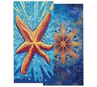 Serviette de Plage Microfibre, Serviette de Bain Grande Taille 90x200cm, Lot de 2 Séchage Rapide Drap de Bain Abstrait, Anti Sable Serviettes de Plage Microfibre pour Voyages Sport, Cadeau Femme -4126