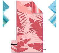 Serviette De Plage Microfibre Xxl 90×180 Cm Avec Sac,Serviette Microfibre Pour La Plage,Les Voyages,Les Piscines Intérieures Et Les Saunas,Drap De Plage,Serviette De Sauna Pour Hommes Et Femmes[O19]