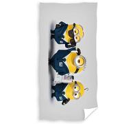Serviette de Bain Minions 70 x 140 cm Jaune 100% Coton
