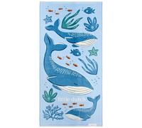 Serviette de plage Ocean World Blue (60 x 120 cm)