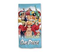 Aymax Serviette de plage One Piece, motif équipage Chapeau de Paille, 90 x 170 cm, 100% coton