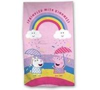 Serviette de plage - peppa pig sprinkled with kindness - 70 cm x 140 cm