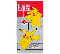 Serviette de plage Pokemon Pikachu en coton Nintendo