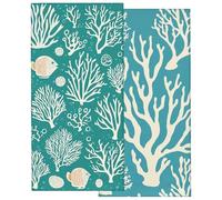 Serviette de Plage Serviette Microfibre, Drap de Bain 100x220cm 2PC, Séchage Rapide Grande Serviettes de Bain, Légères Anti Sable Drap de Plage Microfibre pour Natation, Cadeau Homme (Corail) -4209