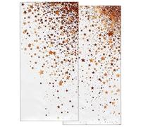 Serviette de Plage Serviette Microfibre, Drap de Bain 90x180cm 2PC, Séchage Rapide Grande Serviettes de Bain, Légères Anti Sable Drap de Plage Microfibre pour Sport Voyages Cadeau Homme (Étoile) -4147