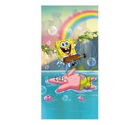 Serviette De Plage Spongebob 100% Coton Multicolore Neuve 70x140 Cm