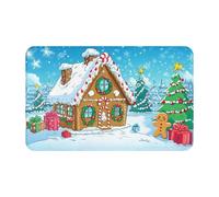 Serviette de plage surdimensionnée en velours à séchage rapide avec symboles naturels de conte de fées de Noël, impression noire, 140 x 70 cm, pour adultes, serviette super absorbante