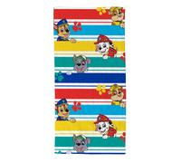 Serviette De Plage Team Pat Patrouille Polyester Blanc 70X140