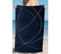 Serviette de Plage XXL 100x200cm Serviette Microfibre Séchage Rapide Drap de Plage Bleu Légère Anti Beach Towel Sable Parfaite pour Hommes Femmes Sport la Piscine,le Yoga & les Voyages Egypte bz-628