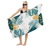 Serviette de Plage XXL 60x120 Serviette de Bain Microfibre, Tapis de Plage Anti Sable, Drap de Bain Séchage Rapide, Compacte, Légère, Douce, Absorbante, pour Voyage, Piscine, Sport, Fitness Y2-991