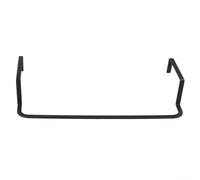 Serviette de radiateur nécessaire sans chauffage en métal pour avoir 35 cm et 50 cm Finition noire ou blanche pour perçage de rail chauffant Salle de bain Noir Taille S