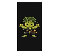 Serviette De Sauna Body Building Broccoli Serviettes De Bain Microfibre Drap De Plage Premium Serviette De Douche pour La Natation Le Surf Gym 80X130Cm