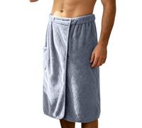 Serviette de Sauna Couverture Absorbante Ajustable Grande Taille avec Poche