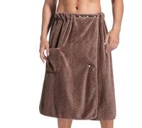 Serviette de Sauna Peignoir doux et absorbant grande taille avec poche