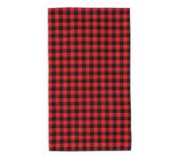 Serviette De Sauna Red and Black Buffalo Plaids Serviette De Douche Microfibre Draps De Bain Premium Serviettes De Bain pour Les Voyage La Natation Gym 80X130Cm