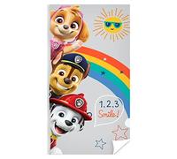 Serviette de sauna, serviette de plage, serviette de bain, serviette de bain, 70 x 140 cm, cadeau pour garçon en microfibre (Pat' Patrouille A01)