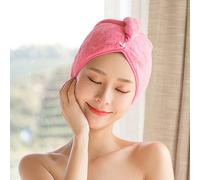 Serviette De Séchage De Cheveux Ultra Absorbant Commodité Rapide Sèche Cheveux Turban Cheveux Serviette Enroulée Pour Femmes Cheveux Mouillés H88f