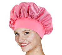 Serviette de sommeil en satin pour dormir - Serviette de bain en satin pour femme - Serviette de protection en satin pour la plupart des types de cheveux