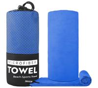 Serviette De Sport Portable En Microcarence À Séchage Rapide,Serviette De Plage Grande Taille,Serviette D'essuyage De La Sueur,Adaptée À La Course,Au Yoga,À La Natation Et -Royal Bleu-40x80cm