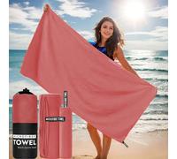 Serviette de sport très absorbante, faite de microfibre super douce et séchage rapide. Pratique à transporter. Convient à divers sports comme le yoga et la natation. Gris foncé 60*80cm,Gris foncé 80*1