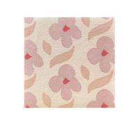 Serviette de table 25x25 Jetable Intissé Françoise PAVIOT Paquet de 20 - Fleur d'Oranger