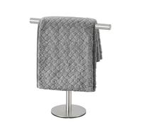 Serviette de table à main - Cuisine et salle de bain à portée réfrigérée, design en forme de T avec base stable, barre en métal résistante à la rouille, look compact et élégant | Porte de serviettes