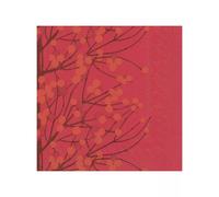 Serviette de table Cocktail 25X25 Jetable IHR Paquet de 20 - Marimekko, Lumimarja rouge