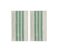 OYOY Torchon de cuisine Linu. lot de 2 Green