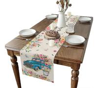 Serviette de table lavable Drapeau de table Chemin de table Serviette de table Nappe de table