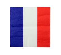 Santex Serviettes en papier France 33 x 33 cm Multicolore Taille Unique 20