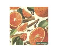Serviette de table Lunch 33X33 Jetable IHR Paquet de 20 - Emma Bridgewater, Oranges épicées crème