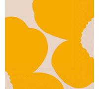 Serviette de table Lunch 33X33 Jetable IHR Paquet de 20 - Marimekko, Isot Unikot crème