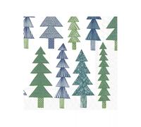 Serviette de table Lunch 33X33 Jetable IHR Paquet de 20 - Marimekko, Kuusikossa vert