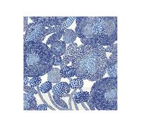 Serviette de table Lunch 33X33 Jetable IHR Paquet de 20 - Marimekko, Mynsteri bleu crème