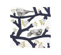 Serviette de table Lunch 33X33 Jetable IHR Paquet de 20 - Marimekko, Pakkanen bleu foncé