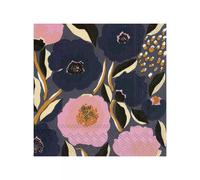 Serviette de table Lunch 33X33 Jetable IHR Paquet de 20 - Marimekko, Rosarium bleu et rose