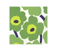 Serviette de table Lunch 33X33 Jetable IHR Paquet de 20 - Marimekko, Unikko vert