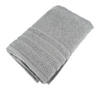 Serviette de toilette 50x100 cm 100% coton 500 g/m² CHARM gris Argent