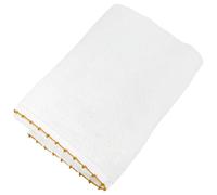 Serviette de toilette 50x100 cm pur coton collection ORLA avec picueta jaune