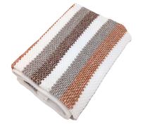 Serviette de toilette 50x100 cm pur coton collection VISTA blanc jaune