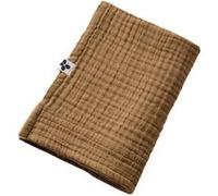 AltoBuy OUREA - Serviette de Toilette 50x90cm Gaze de Coton Camel