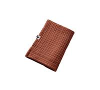 AltoBuy OUREA - Serviette de Toilette 50x90cm Gaze de Coton Terracotta