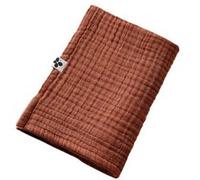 AltoBuy OUREA - Serviette de Toilette 50x90cm Gaze de Coton Terracotta