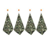 Serviette de Toilette Douce et absorbante, Motif Camouflage Vert Cool, Style armée (2), Serviettes de Toilette décoratives, très absorbantes, pour Salle de Bain, hôtel, Spa